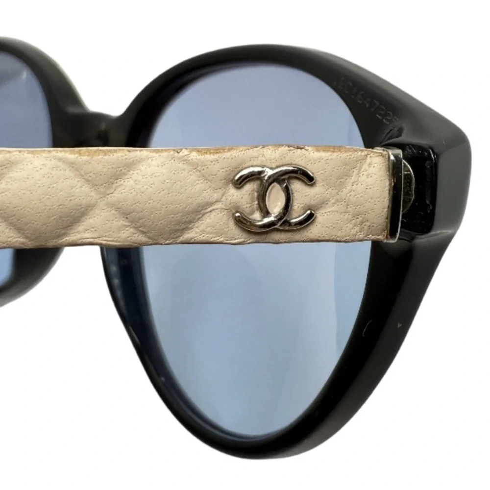 CHANEL | Eye Glasses Frames Quilted Leather Luxury Italian Classic CC Rare Posh